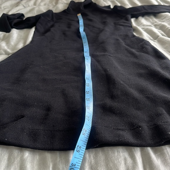 RALPH LAUREN BLACK TURTLE NECK CUTOUT MINI DRESS - Picture 8 of 9